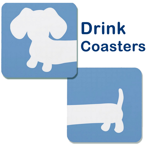 Cheeky Wiener Dog Drink Coaster Set, The Smoothe Store