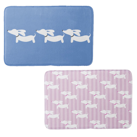 Wiener Dog Bathroom Bath Mats