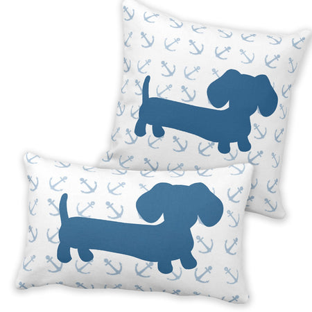 Nautical Dachshund Pillow, The Smoothe Store