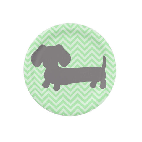 Doxie Dog Paper Plates, The Smoothe Store