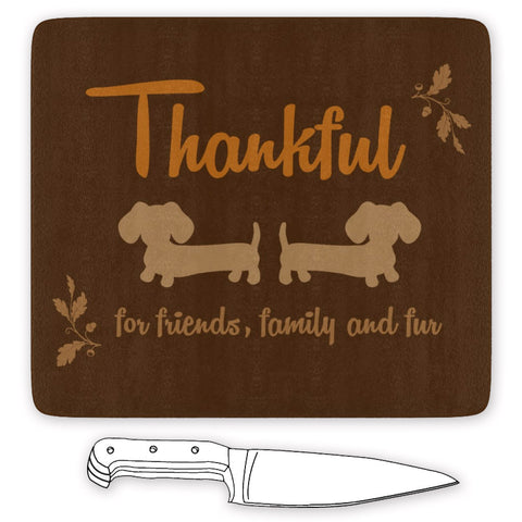 Wiener Dog Thanksgiving Day Cutting Board, The Smoothe Store