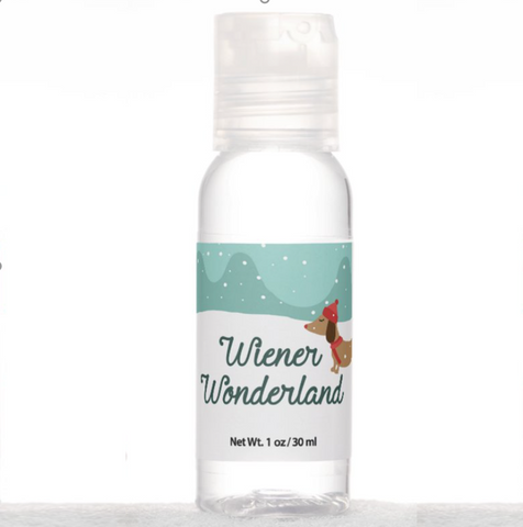 Dachshund Hand Sanitizer | Wiener Wonderland