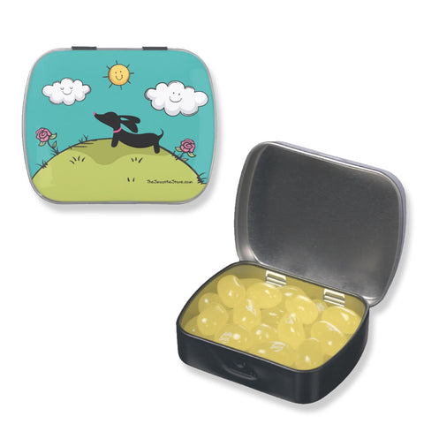 Dachshund Pill Case or Tiny Treat or Gift Tin, The Smoothe Store