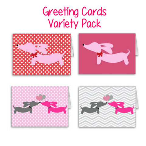 Dachshund Greeting Cards Variety Pack