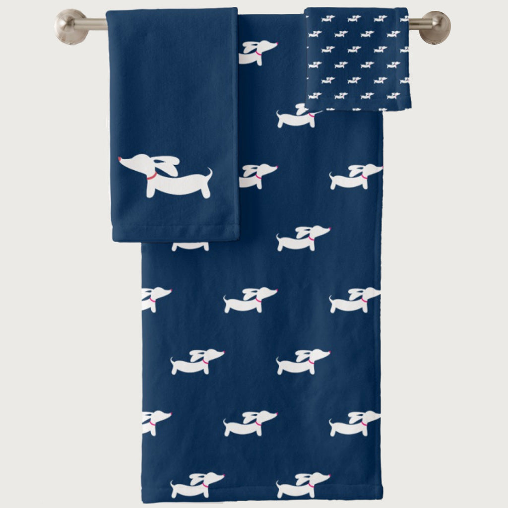 Dachshund bathroom set clearance