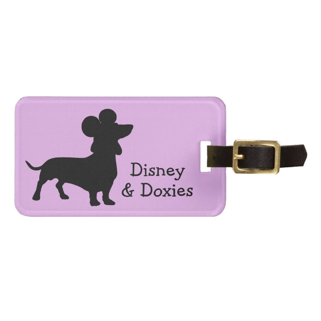 Disney & Doxies Luggage Tag | Dachshund Gifts