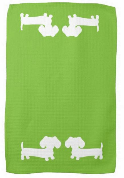 Dachshund Kitchen Dish Towels, The Smoothe Store
