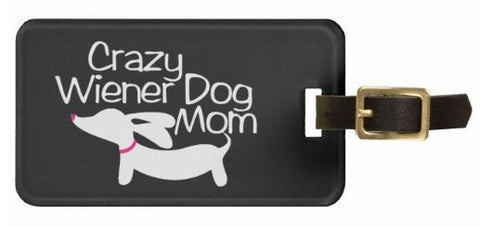 Wiener Dog Mom and Dad Luggage Tags, The Smoothe Store