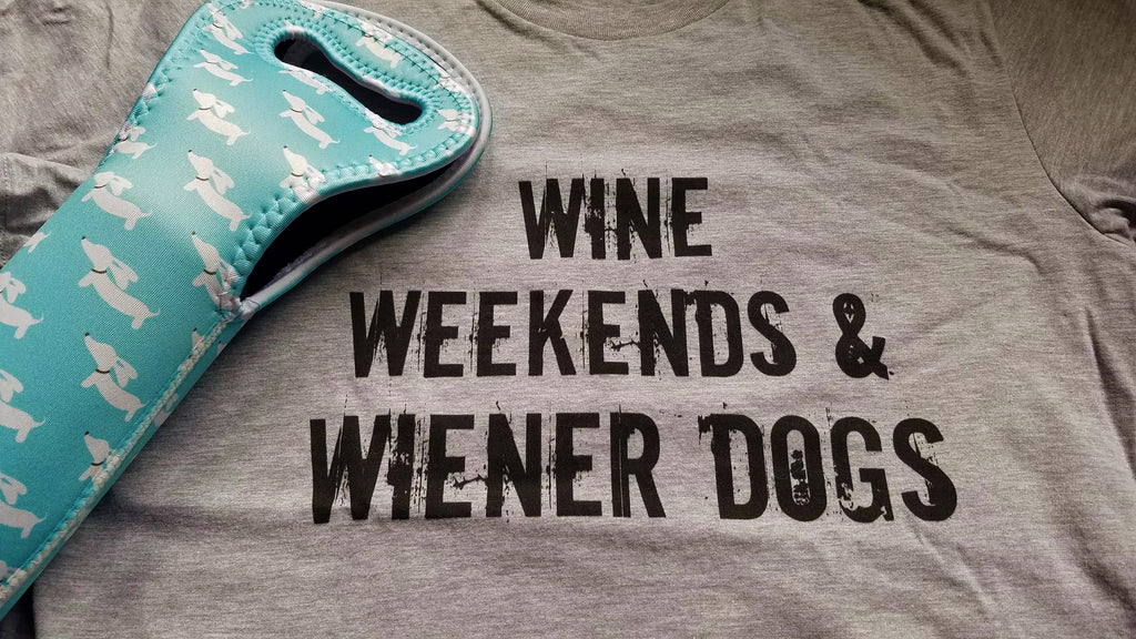 Wine, Weekends and Wiener Dog Shirt, The Smoothe Store