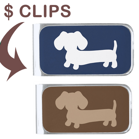 Men's Dachshund Money Clip, The Smoothe Store