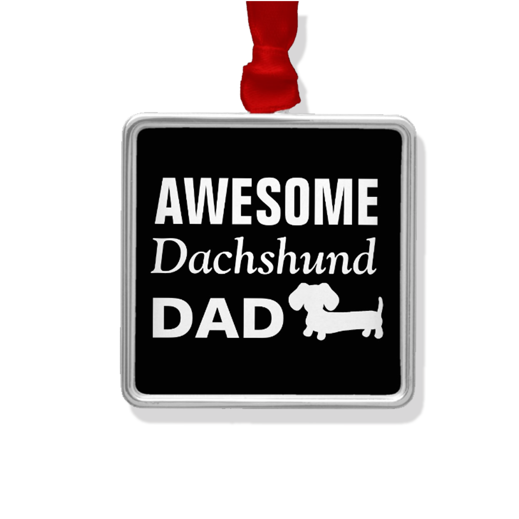 Awesome Dachshund Dad Rear View Mirror Car Charm, The Smoothe Store