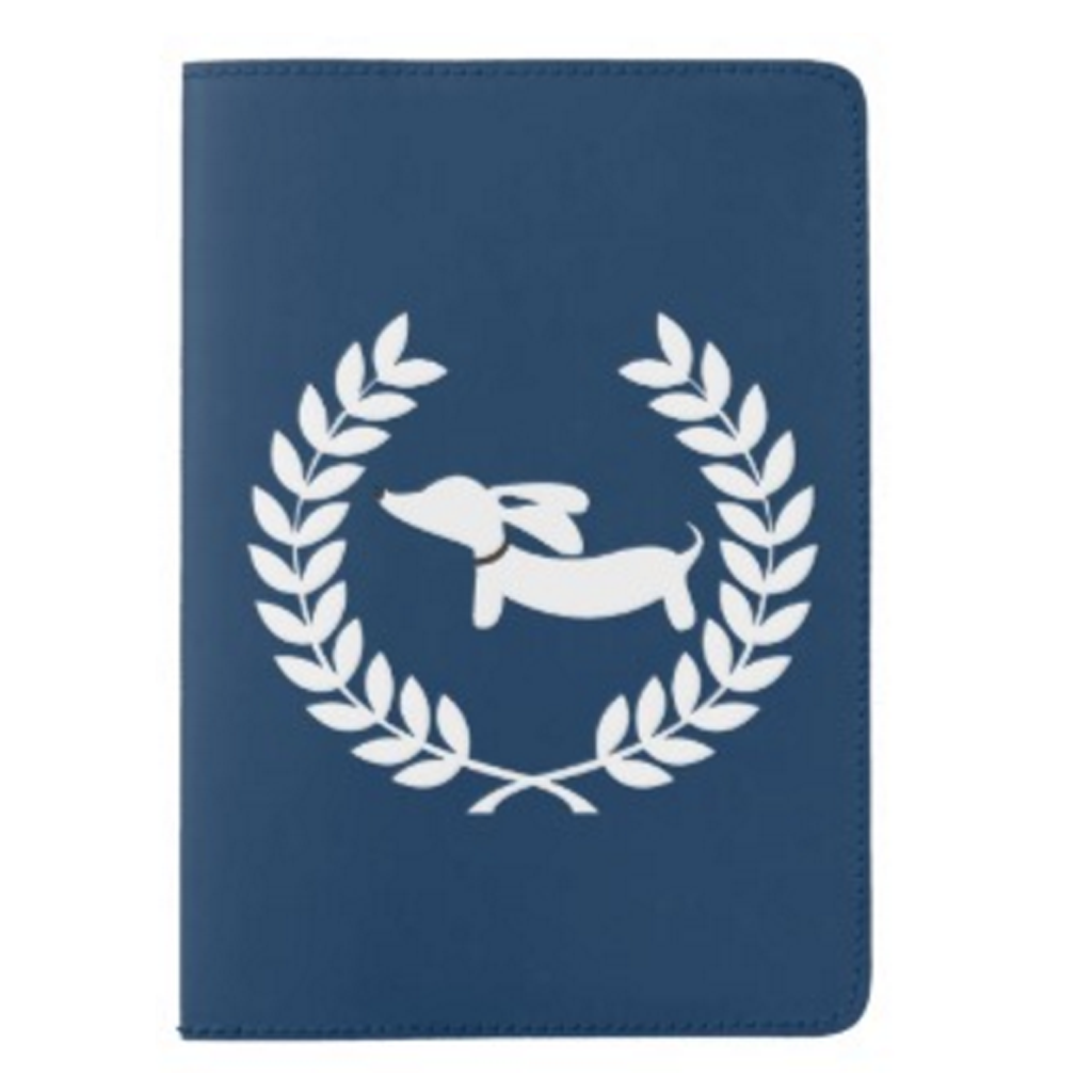 Navy Dachshund Passport Holder, The Smoothe Store