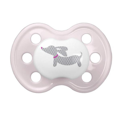 Pink Wiener Dog Pacifiers for Baby, The Smoothe Store