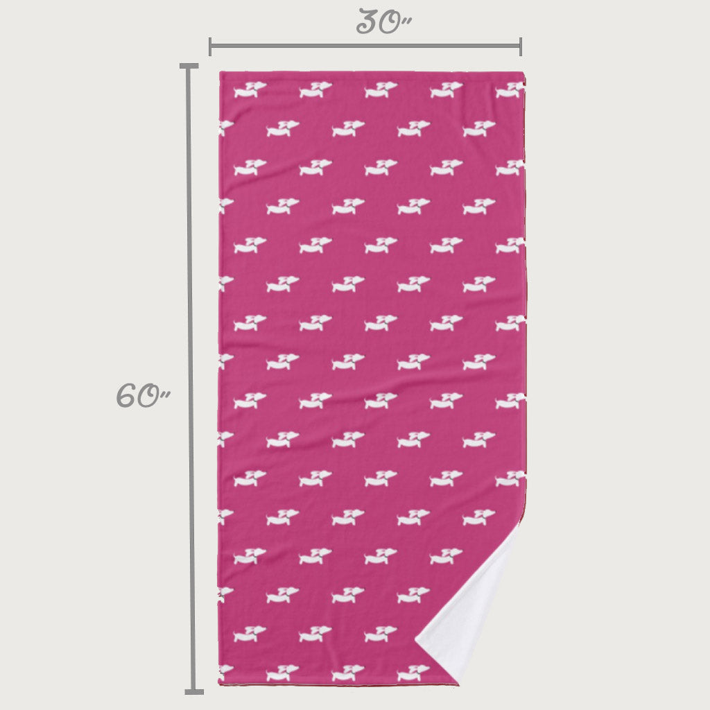 Dachshund Bathroom Towel Sets, The Smoothe Store