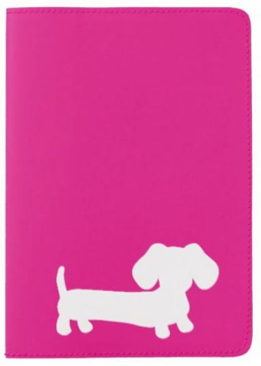 Dachshund Passport Holder in Pink, Teal, Navy or Red, The Smoothe Store