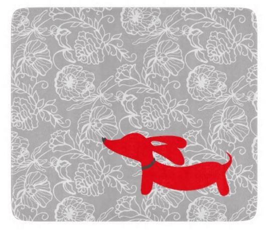 Dachshund Kitchen Cutting Board - Red or Pink, The Smoothe Store