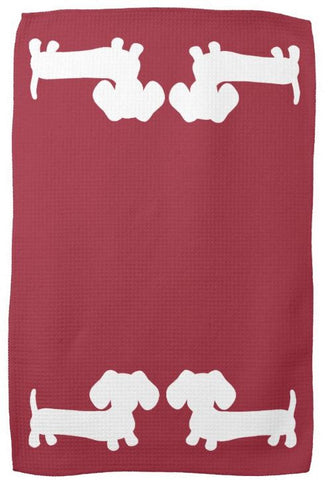 Dachshund Kitchen Dish Towels, The Smoothe Store