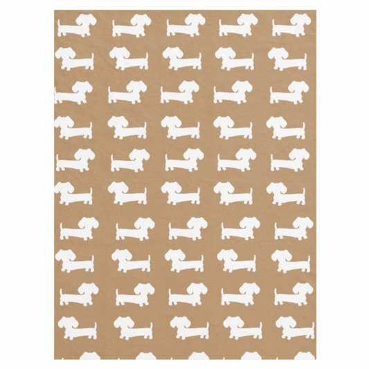 Dachshund Fleece Blanket |  Navy or Beige or Red, The Smoothe Store