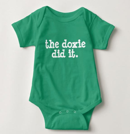 The Doxie Did It | One Piece Baby Onesie, The Smoothe Store