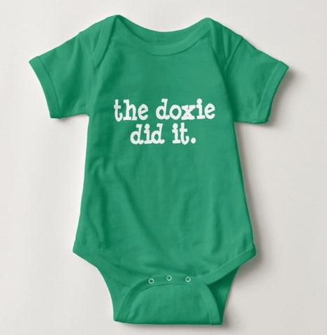 The Doxie Did It | One Piece Baby Onesie, The Smoothe Store