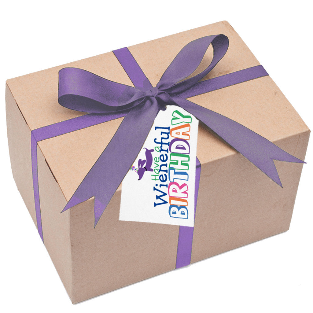 Wienerful Birthday Dachshund Greeting Card and Gift Tags, The Smoothe Store