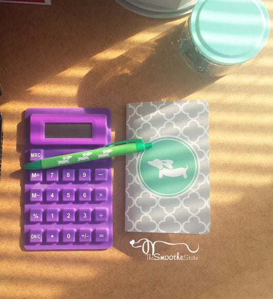 Mini Wiener Dog Pocket Note Books, The Smoothe Store