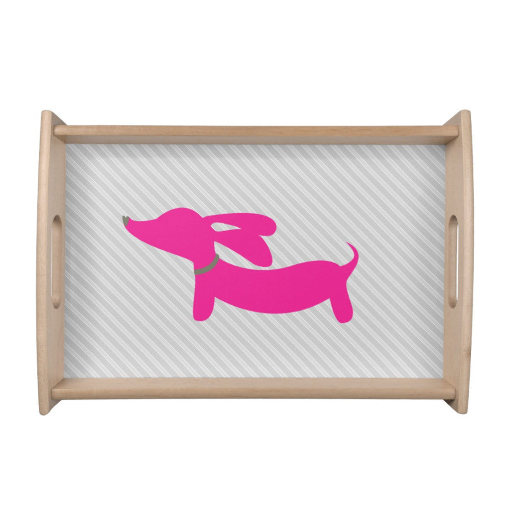 Pink Dachshund Serving Tray, The Smoothe Store