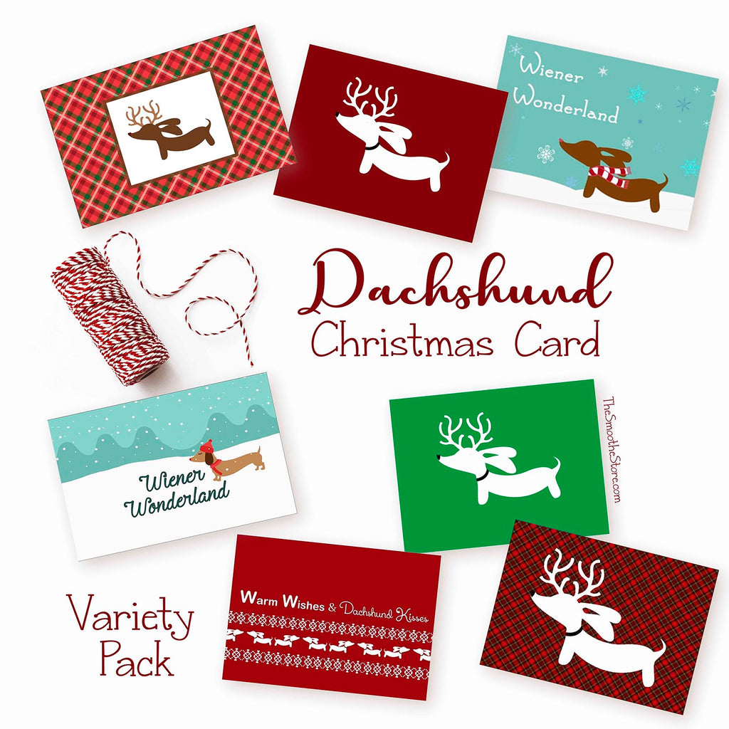 Dachshund Christmas Card Variety Set